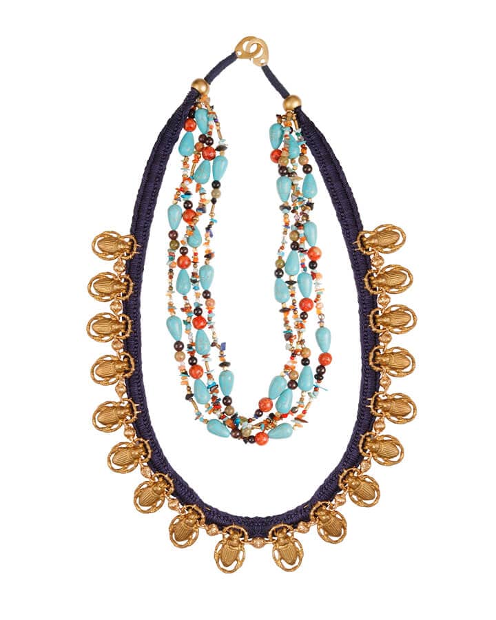 Buy Bark Bettle Handcrafted Necklace Online - Mayabazaar